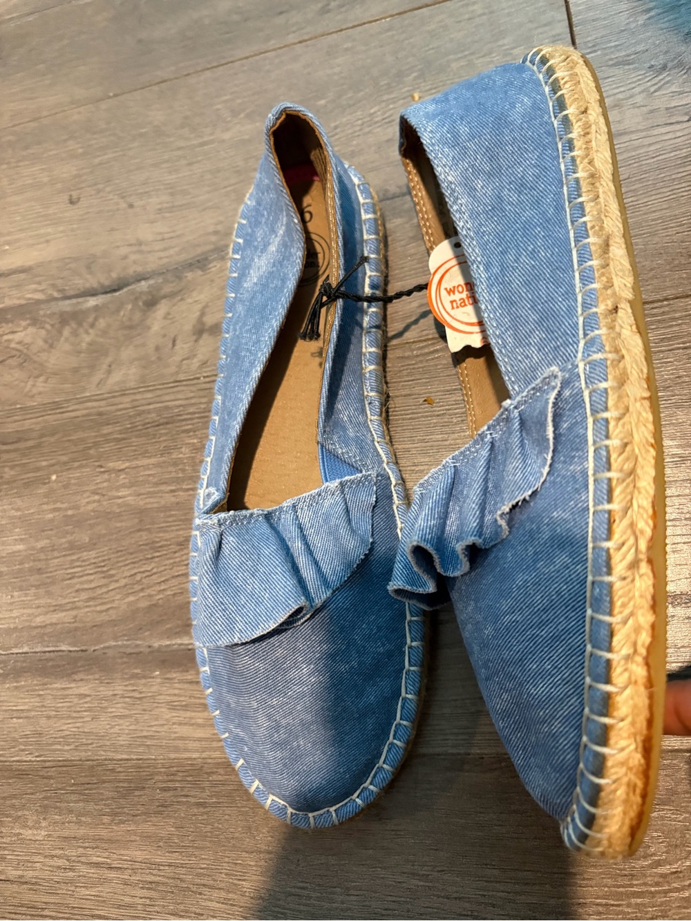Womens Wonder Nation Slip On Shoes Size 6